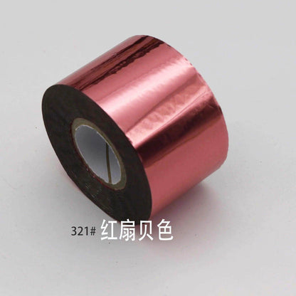 120m/roll Metal Color Nail Foils Matte Mirror Effect Nail Transfer Foil Slider Decals Hot Stamping Foils Transfer Foil Paper - Nail MAD