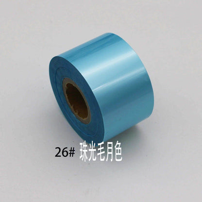 120m/roll Metal Color Nail Foils Matte Mirror Effect Nail Transfer Foil Slider Decals Hot Stamping Foils Transfer Foil Paper - Nail MAD