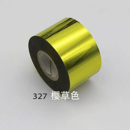 120m/roll Metal Color Nail Foils Matte Mirror Effect Nail Transfer Foil Slider Decals Hot Stamping Foils Transfer Foil Paper - Nail MAD