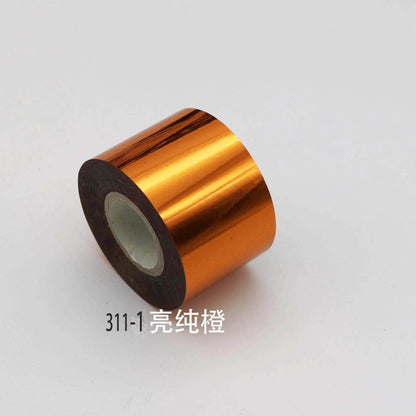 120m/roll Metal Color Nail Foils Matte Mirror Effect Nail Transfer Foil Slider Decals Hot Stamping Foils Transfer Foil Paper - Nail MAD