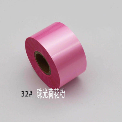 120m/roll Metal Color Nail Foils Matte Mirror Effect Nail Transfer Foil Slider Decals Hot Stamping Foils Transfer Foil Paper - Nail MAD