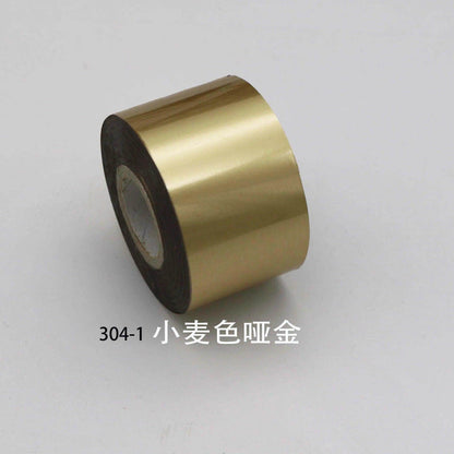 120m/roll Metal Color Nail Foils Matte Mirror Effect Nail Transfer Foil Slider Decals Hot Stamping Foils Transfer Foil Paper - Nail MAD