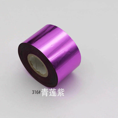 120m/roll Metal Color Nail Foils Matte Mirror Effect Nail Transfer Foil Slider Decals Hot Stamping Foils Transfer Foil Paper - Nail MAD