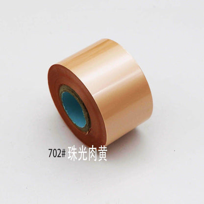 120m/roll Metal Color Nail Foils Matte Mirror Effect Nail Transfer Foil Slider Decals Hot Stamping Foils Transfer Foil Paper - Nail MAD