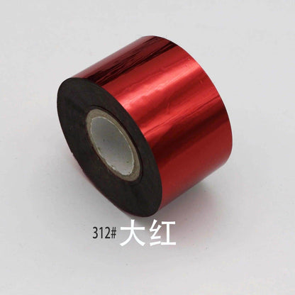 120m/roll Metal Color Nail Foils Matte Mirror Effect Nail Transfer Foil Slider Decals Hot Stamping Foils Transfer Foil Paper - Nail MAD
