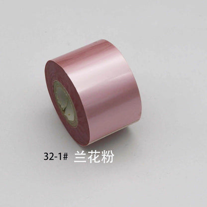 120m/roll Metal Color Nail Foils Matte Mirror Effect Nail Transfer Foil Slider Decals Hot Stamping Foils Transfer Foil Paper - Nail MAD