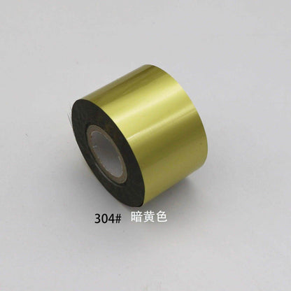 120m/roll Metal Color Nail Foils Matte Mirror Effect Nail Transfer Foil Slider Decals Hot Stamping Foils Transfer Foil Paper - Nail MAD