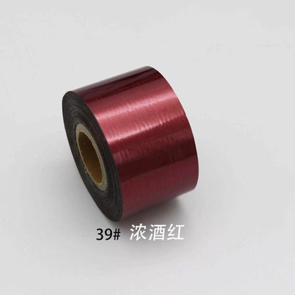 120m/roll Metal Color Nail Foils Matte Mirror Effect Nail Transfer Foil Slider Decals Hot Stamping Foils Transfer Foil Paper - Nail MAD