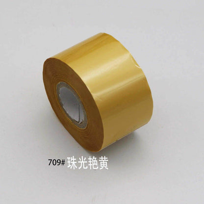 120m/roll Metal Color Nail Foils Matte Mirror Effect Nail Transfer Foil Slider Decals Hot Stamping Foils Transfer Foil Paper - Nail MAD