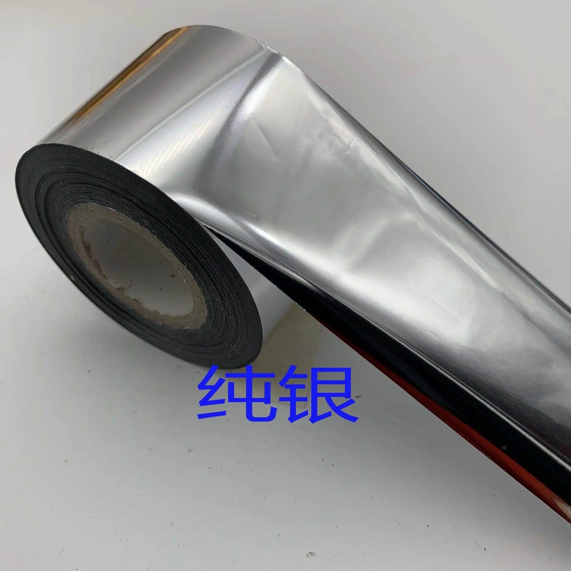 120m/roll Metal Color Nail Foils Matte Mirror Effect Nail Transfer Foil Slider Decals Hot Stamping Foils Transfer Foil Paper - Nail MAD