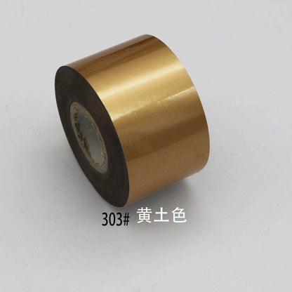 120m/roll Metal Color Nail Foils Matte Mirror Effect Nail Transfer Foil Slider Decals Hot Stamping Foils Transfer Foil Paper - Nail MAD