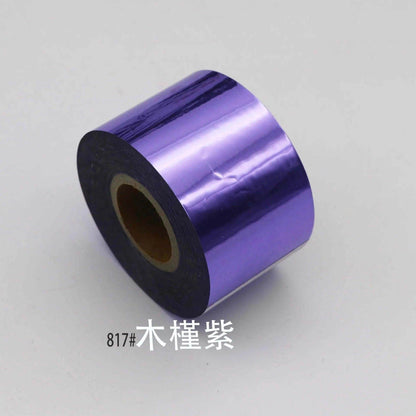 120m/roll Metal Color Nail Foils Matte Mirror Effect Nail Transfer Foil Slider Decals Hot Stamping Foils Transfer Foil Paper - Nail MAD