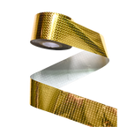 120m 3D Gold Sequin Nail Foil - Dazzling Metallic Effect for Studded Nail Art