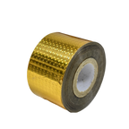 120m 3D Gold Sequin Nail Foil - Dazzling Metallic Effect for Studded Nail Art