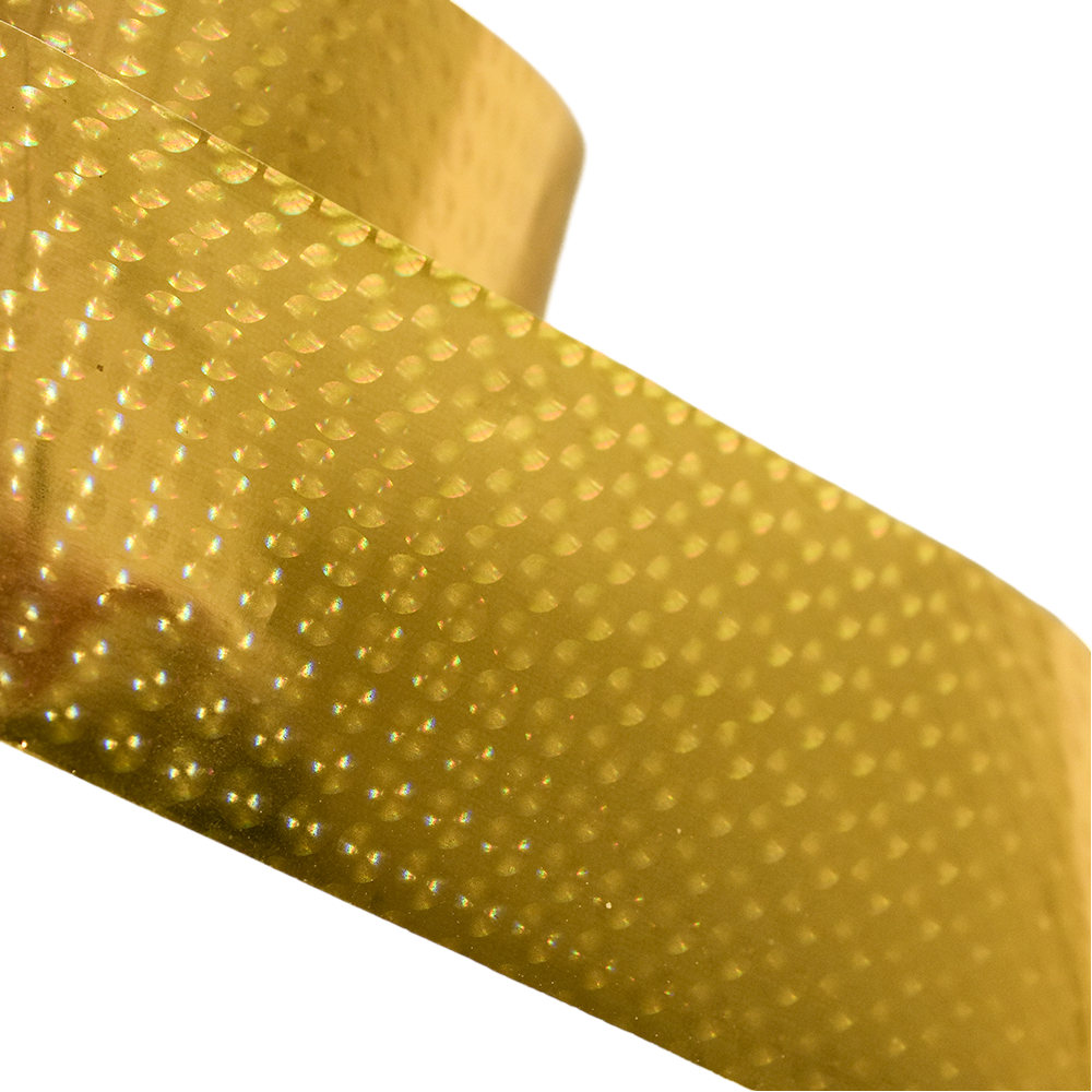 120m 3D Gold Sequin Nail Foil - Dazzling Metallic Effect for Studded Nail Art