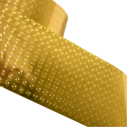120m 3D Gold Sequin Nail Foil - Dazzling Metallic Effect for Studded Nail Art