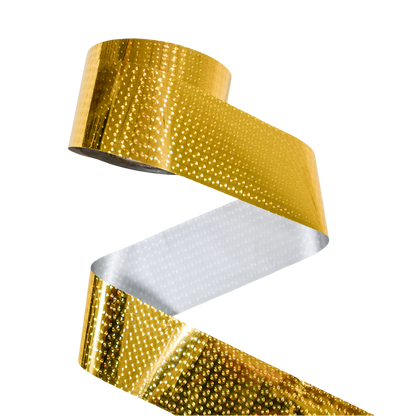 120m 3D Gold Sequin Nail Foil - Dazzling Metallic Effect for Studded Nail Art
