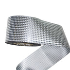 120m 3D Studded Chrome Nail Foil | Silver Textured Bead Effect Nail Art Transfers 2030-20