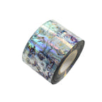 120m Abalone Shell Nail Foil | Iridescent Mother of Pearl Nail Art Transfer Foil 01
