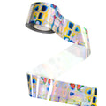 120m Abstract Nail Foil | Colorful Stained Glass & Watercolor Transfer Foil 03