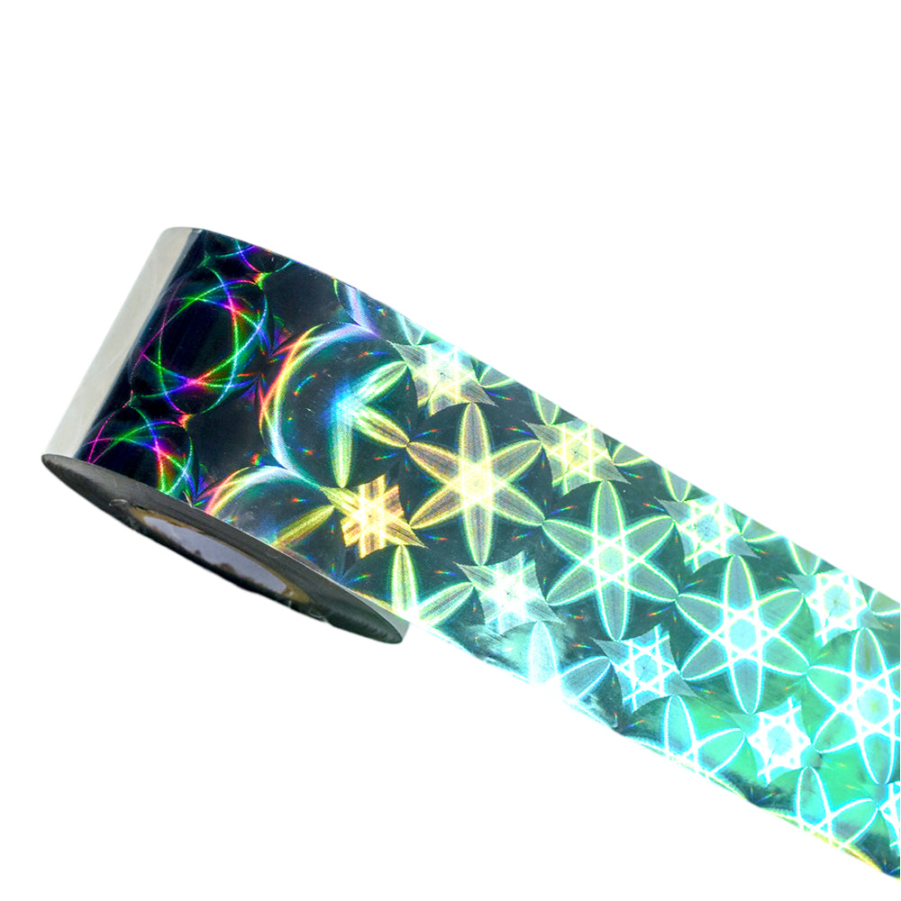 120m Cosmic Kaleidoscope & Bubble Holographic Nail Foil