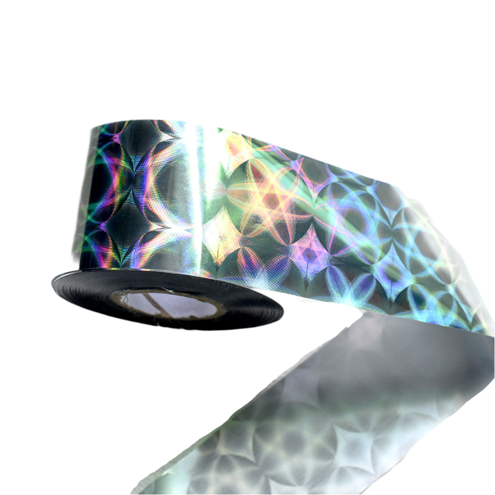 120m Cosmic Kaleidoscope & Bubble Holographic Nail Foil