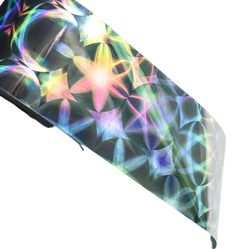 120m Cosmic Kaleidoscope & Bubble Holographic Nail Foil