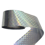 120m Holo Diamond Plate Nail Foil | Industrial Textured Nail Art Transfers 2030-1