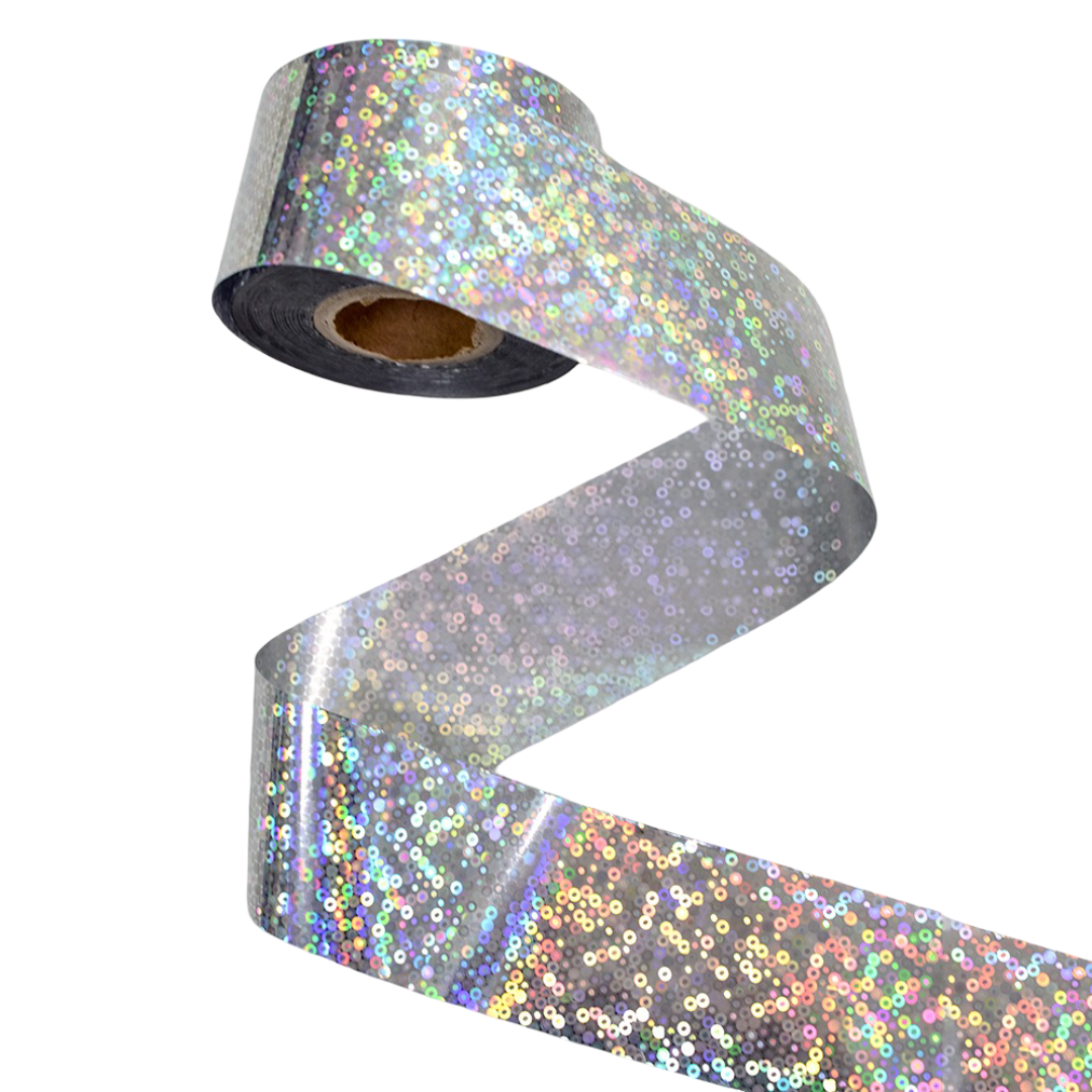 120m Holo Sparkle Circle Nail Foil Roll 827