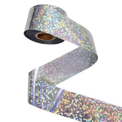 120m Holo Sparkle Circle Nail Foil Roll 827