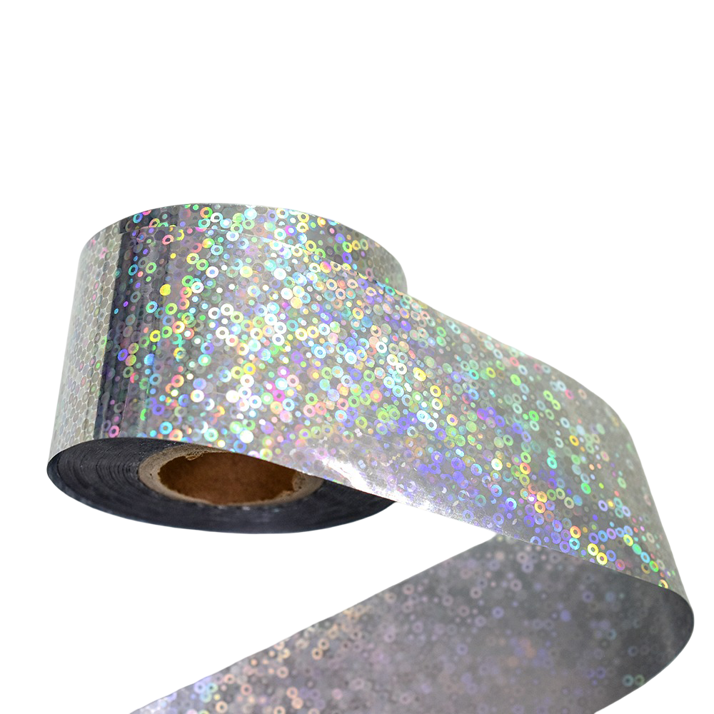 120m Holo Sparkle Circle Nail Foil Roll 827