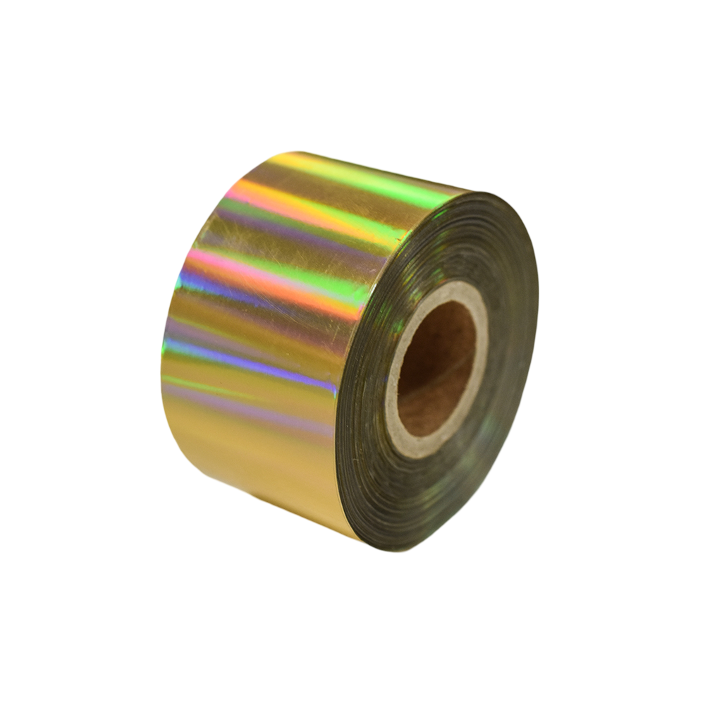 120m Holographic Aurora Nail Foil - Iridescent Chrome Mirror Effect Transfer Paper