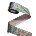 120m Holographic Cracked Ice Nail Foil | Sparkle Pixel Dots Nail Art Transfer 