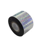 120m Holographic Cracked Ice Nail Foil | Sparkle Pixel Dots Nail Art Transfer 