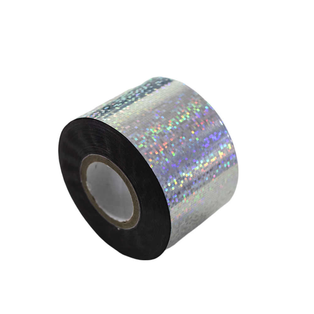 120m Holographic Cracked Ice Nail Foil | Sparkle Pixel Dots Nail Art Transfer 