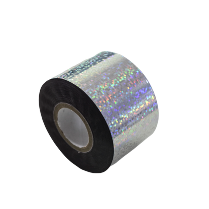 120m Holographic Cracked Ice Nail Foil | Sparkle Pixel Dots Nail Art Transfer 