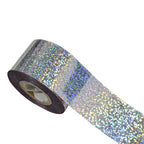 120m Holographic Cracked Ice Nail Foil | Sparkle Pixel Dots Nail Art Transfer 
