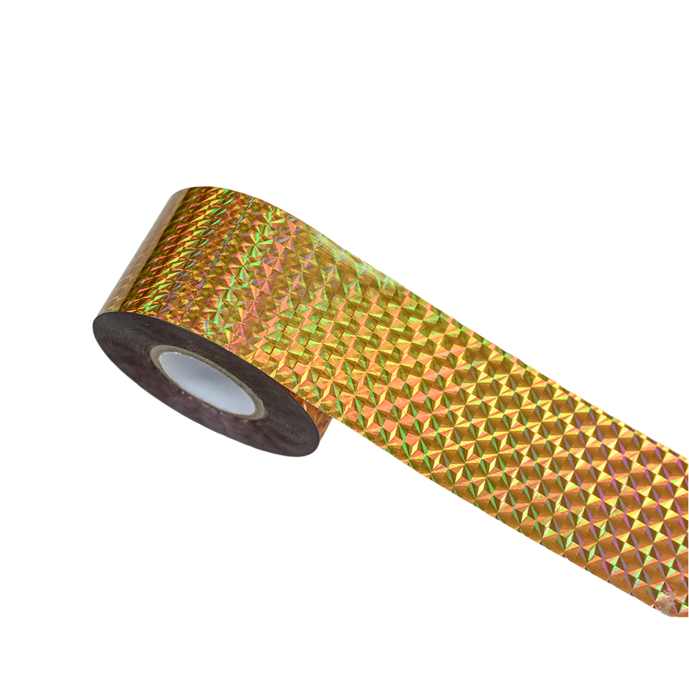 120m Holographic Geometric Diamond Pattern Nail Transfer Foil 804