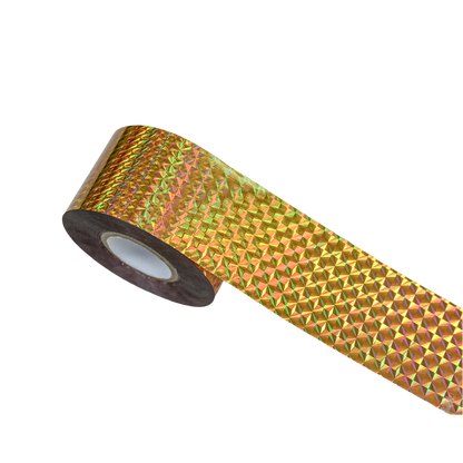 120m Holographic Geometric Diamond Pattern Nail Transfer Foil 804