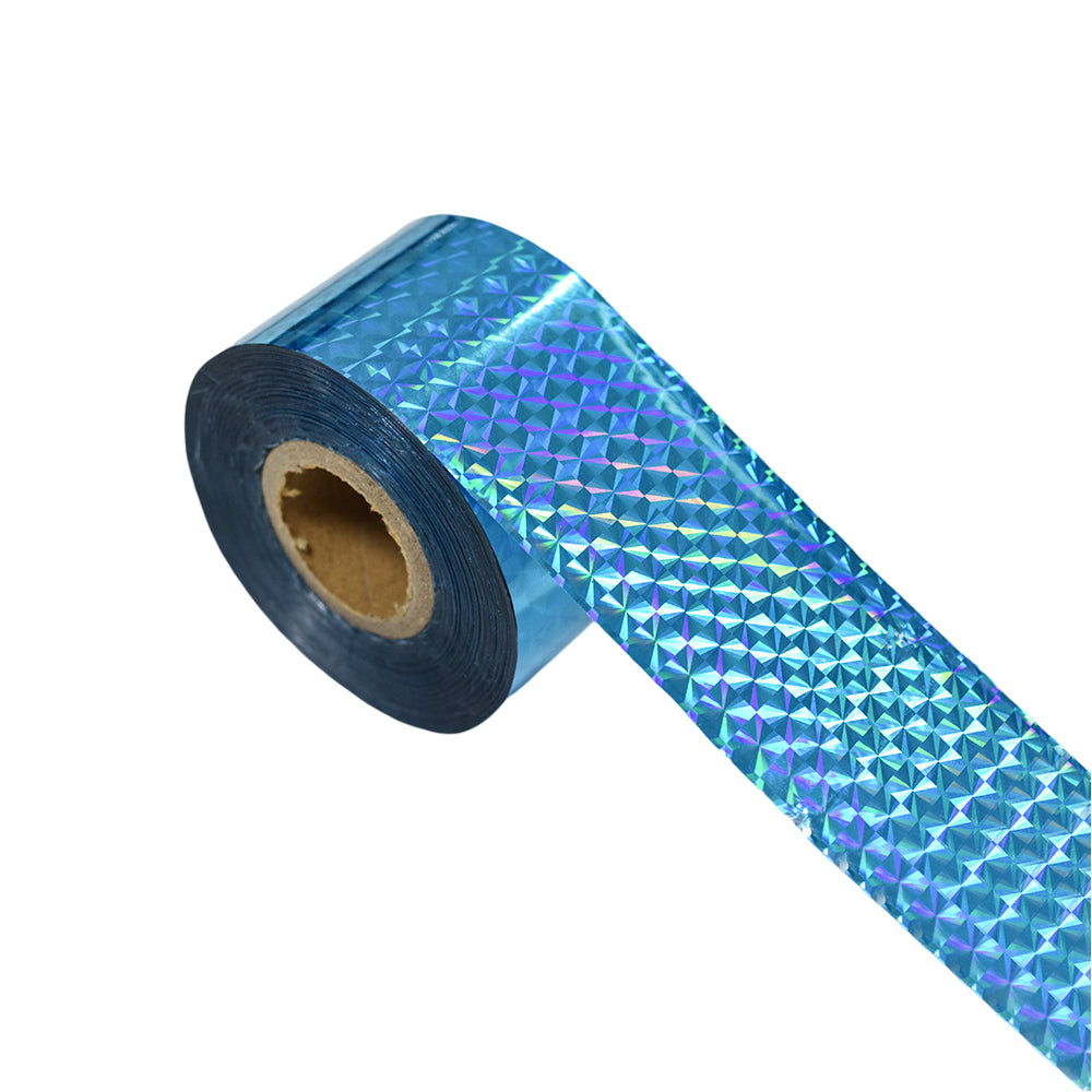 120m Holographic Geometric Diamond Pattern Nail Transfer Foil