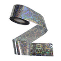 120m Holographic Geometric Frame Nail Foil | Abstract Square Line Nail Art Transfers 2017