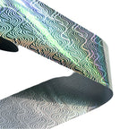 120m Holographic Liquid Swirl Nail Foil | Holo Wave Manicure Art Sticker