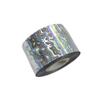 120m Holographic Oil Slick Nail Foil | Psychedelic Liquid Metal Nail Art Transfers 2012