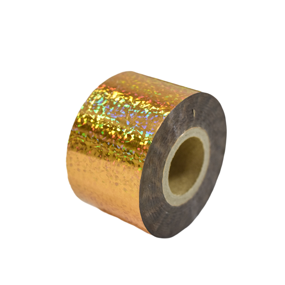 120m Holographic Shattered Glass Nail Foil Laser Nail Art Transfer Sticker 819