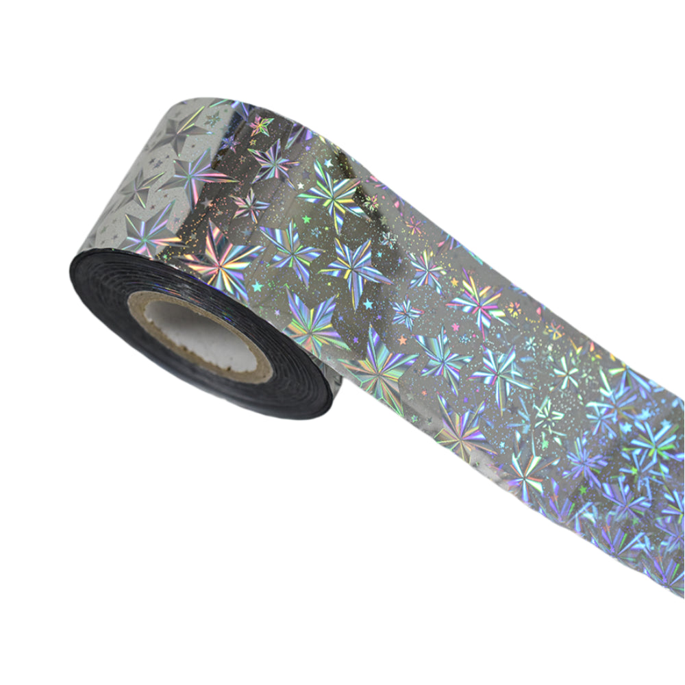 120m Holographic Starburst Nail Foil | Celestial Sparkle Galaxy Nail Art Transfers 2014