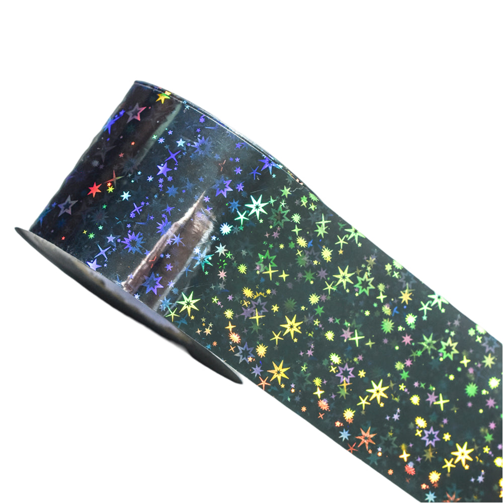 120m Holographic Starry Sky Nail Foil | Holo Galaxy Celestial Art Transfers