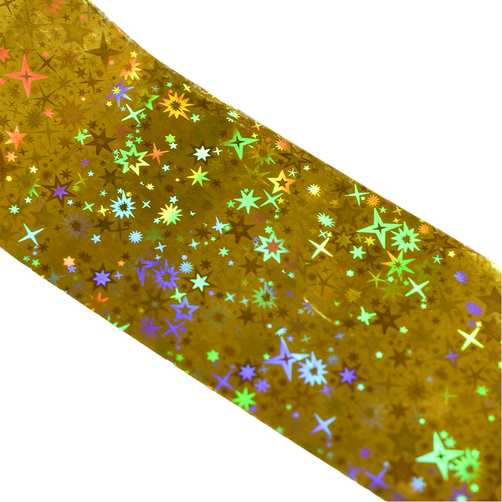 120m Holographic Starry Sky Nail Foil | Holo Galaxy Celestial Art Transfers