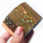120m Holographic Starry Sky Nail Foil | Holo Galaxy Celestial Art Transfers