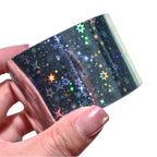 120m Holographic Starry Sky Nail Foil | Holo Galaxy Celestial Art Transfers