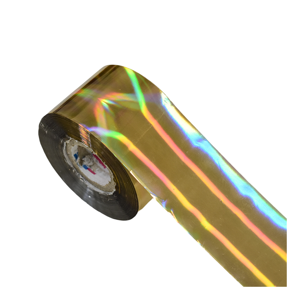 120m Laser Gold Silver Holographic Nail Foil - Chrome Effect Transfer for DIY Manicures